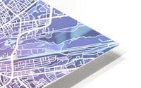 Munich Skyline Map HD Metal print