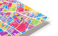 Liverpool Skyline Map HD Metal print