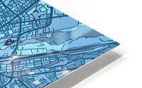 Munich Skyline Map HD Metal print