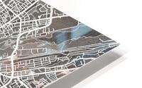 Munich Skyline Map HD Metal print