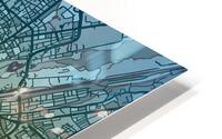 Munich Skyline Map HD Metal print