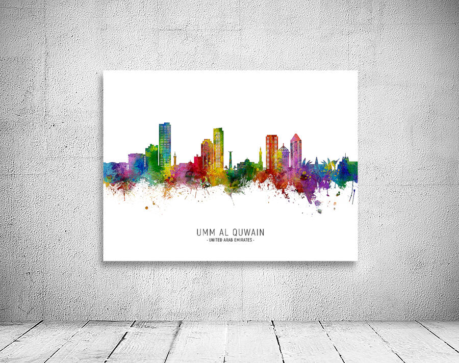 Umm Al Quwain Skyline Wall Preview