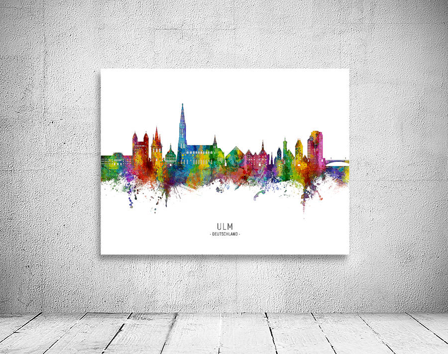Ulm Germany Skyline Wall Preview