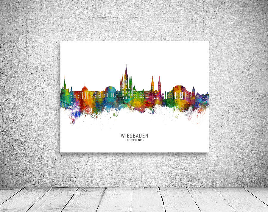 Wiesbaden Germany Skyline Wall Preview