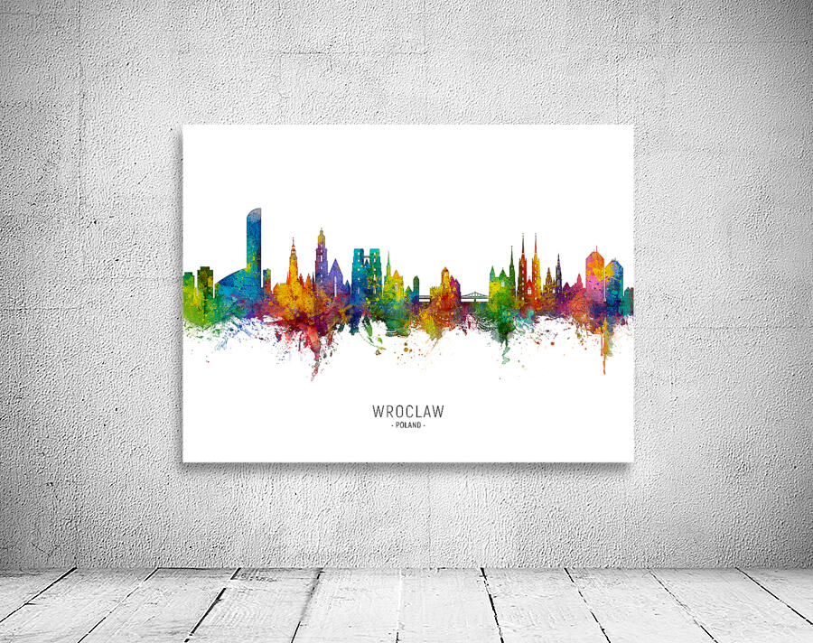 Wroclaw Poland Skyline Wall Preview