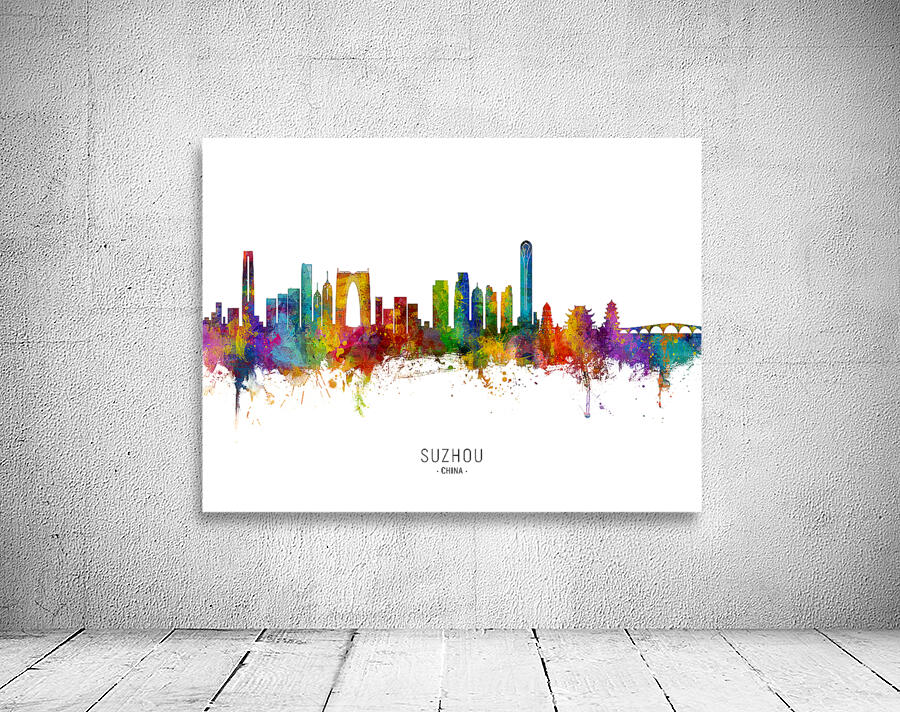 Suzhou China Skyline Wall Preview