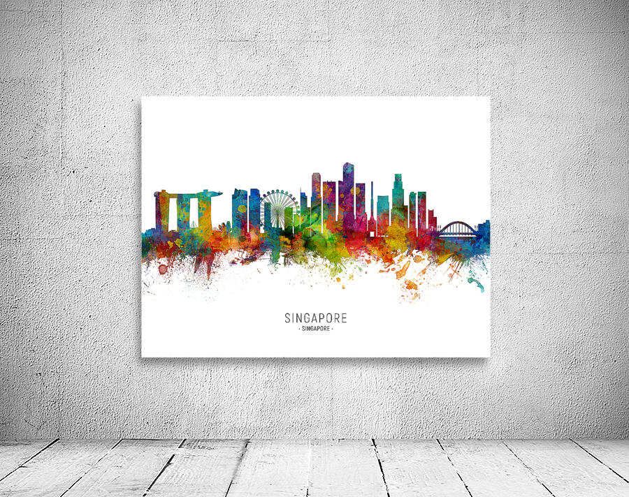 Singapore Skyline Wall Preview