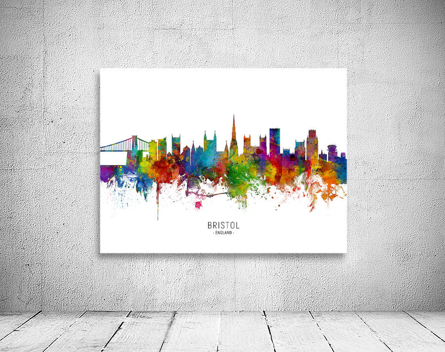 Bristol England Skyline Wall Preview