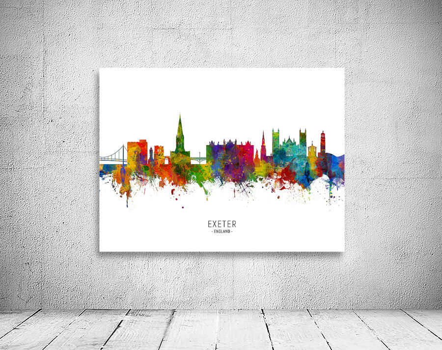 Exeter England Skyline Wall Preview