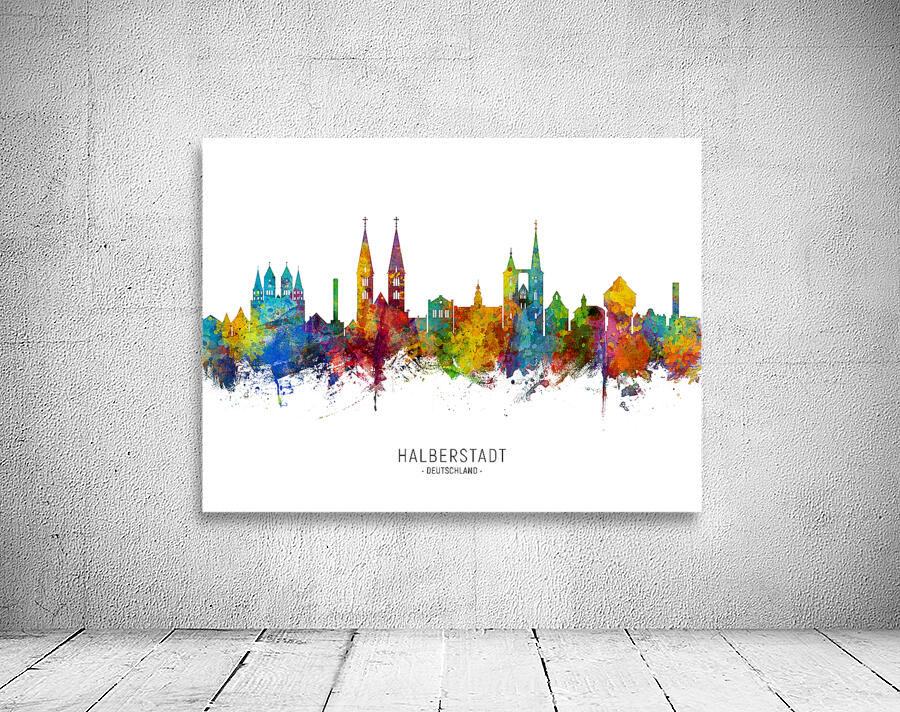 Halberstadt Germany Skyline Wall Preview