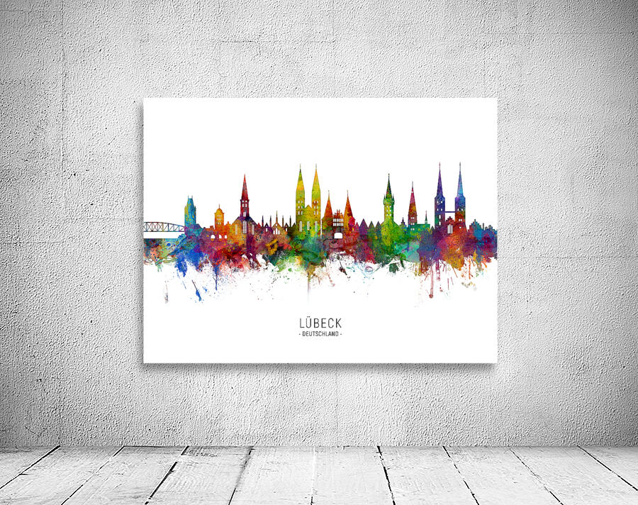 Lubeck Germany Skyline Wall Preview