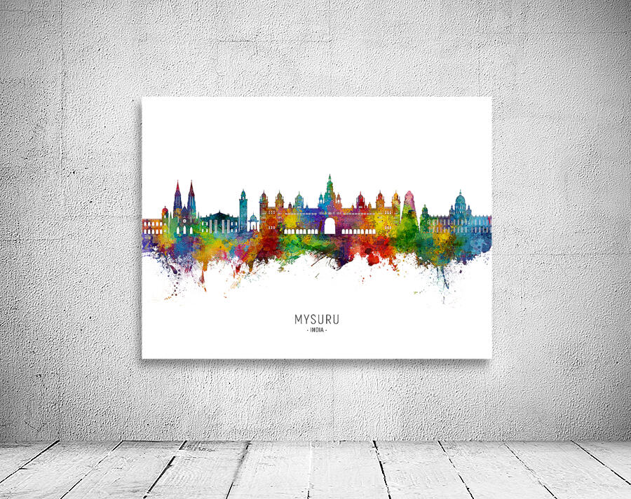 Mysuru Skyline India Wall Preview