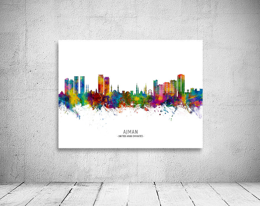 Ajman Skyline Wall Preview
