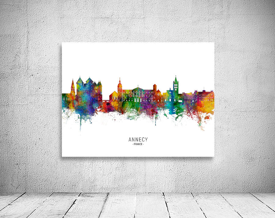 Annecy France Skyline Wall Preview