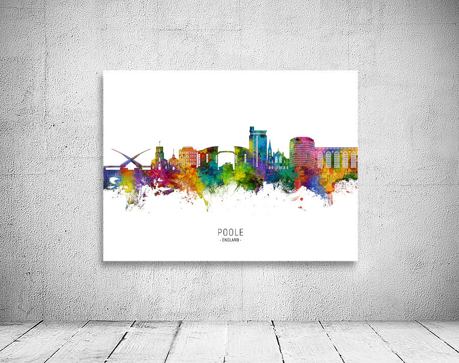 Poole England Skyline Wall Preview