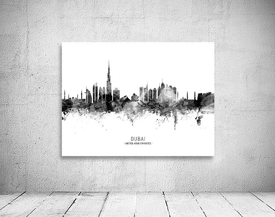 Dubai Skyline Wall Preview