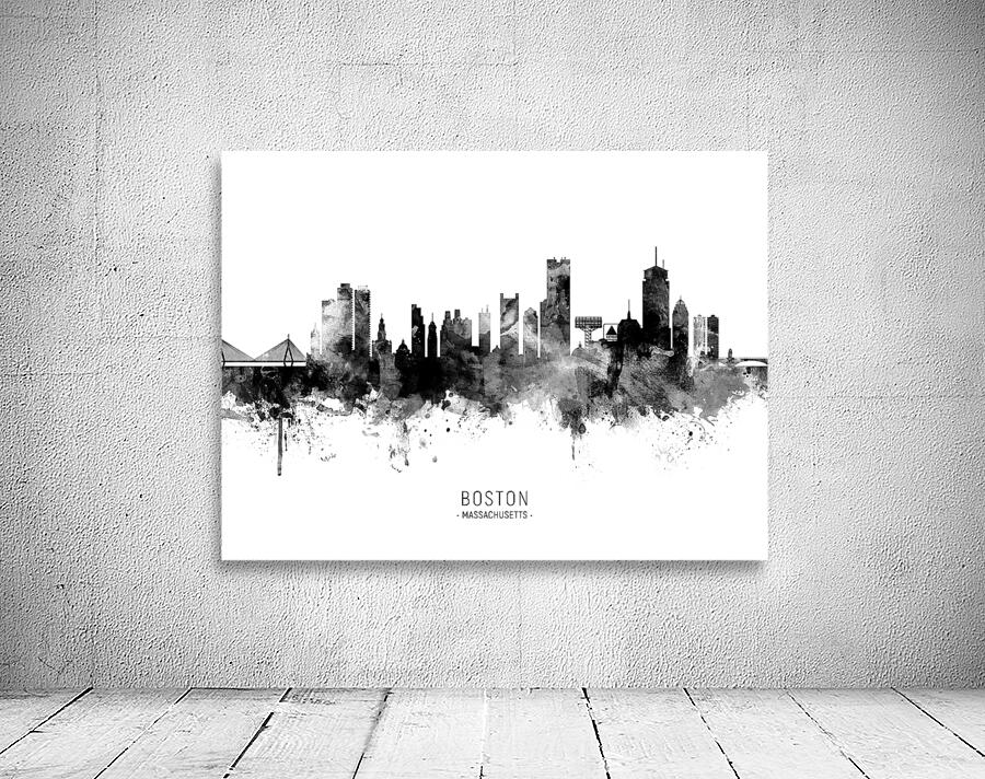 Boston Massachusetts Skyline Wall Preview