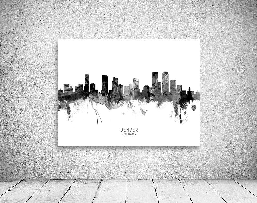 Denver Colorado Skyline Wall Preview