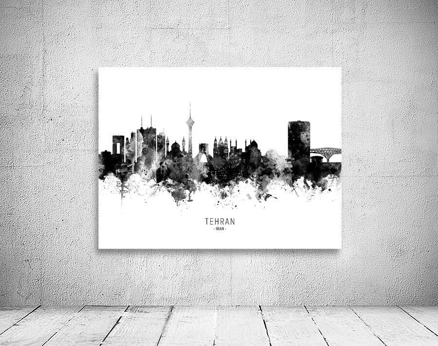 Tehran Iran Skyline Wall Preview