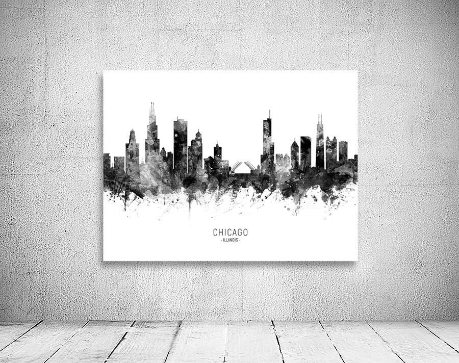 Chicago Illinois Skyline Wall Preview