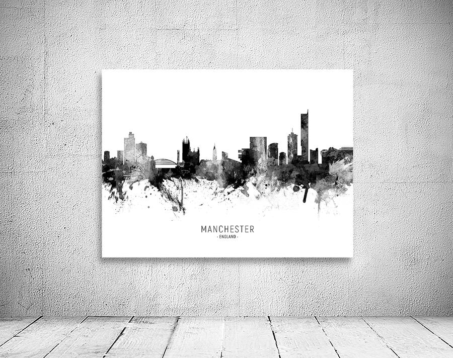 Manchester England Skyline Wall Preview