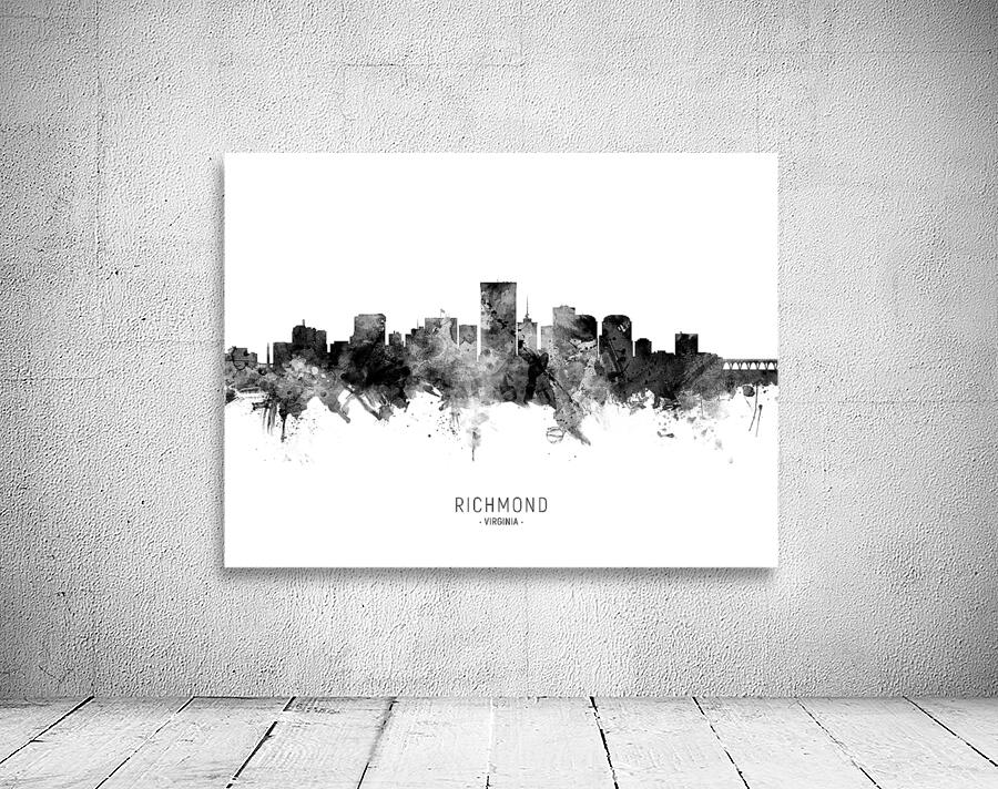 Richmond Virginia Skyline Wall Preview