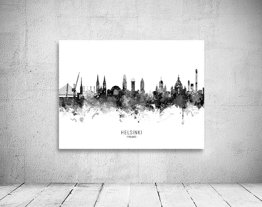 Helsinki Finland Skyline Wall Preview