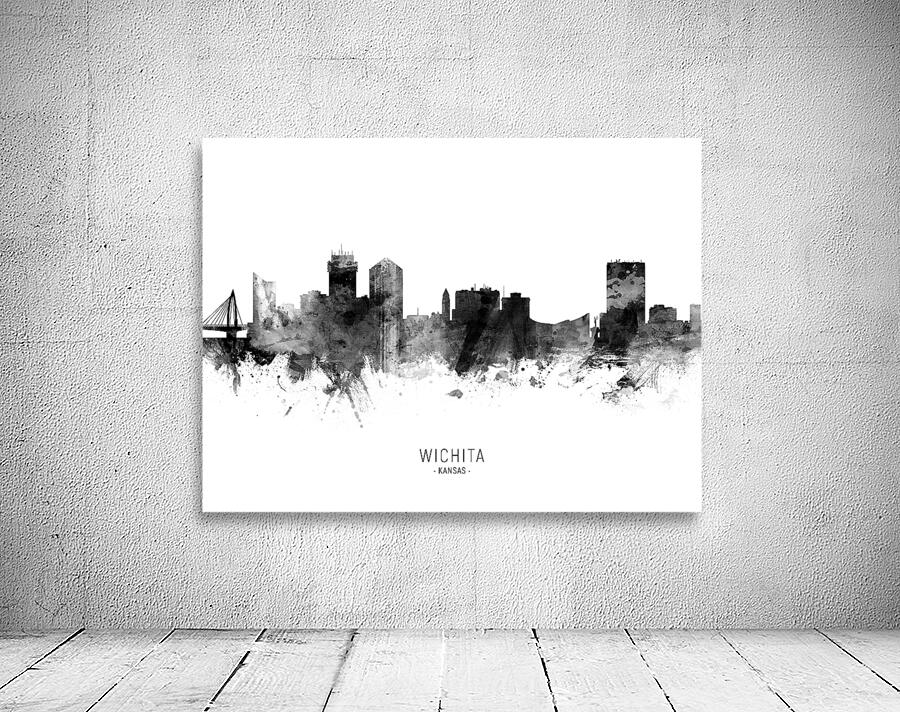 Wichita Kansas Skyline Wall Preview