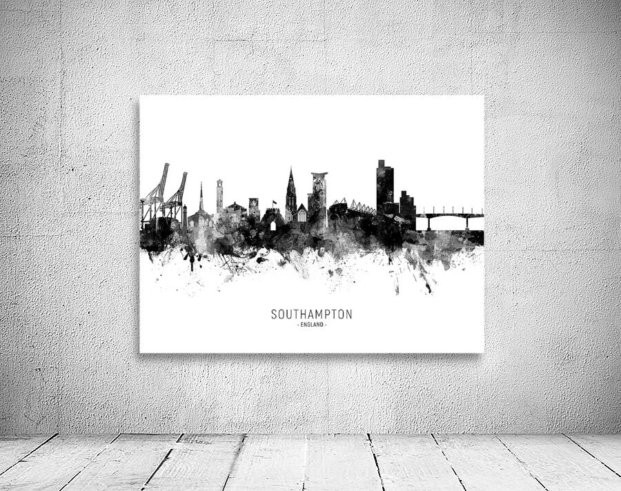 Southampton England Skyline Wall Preview