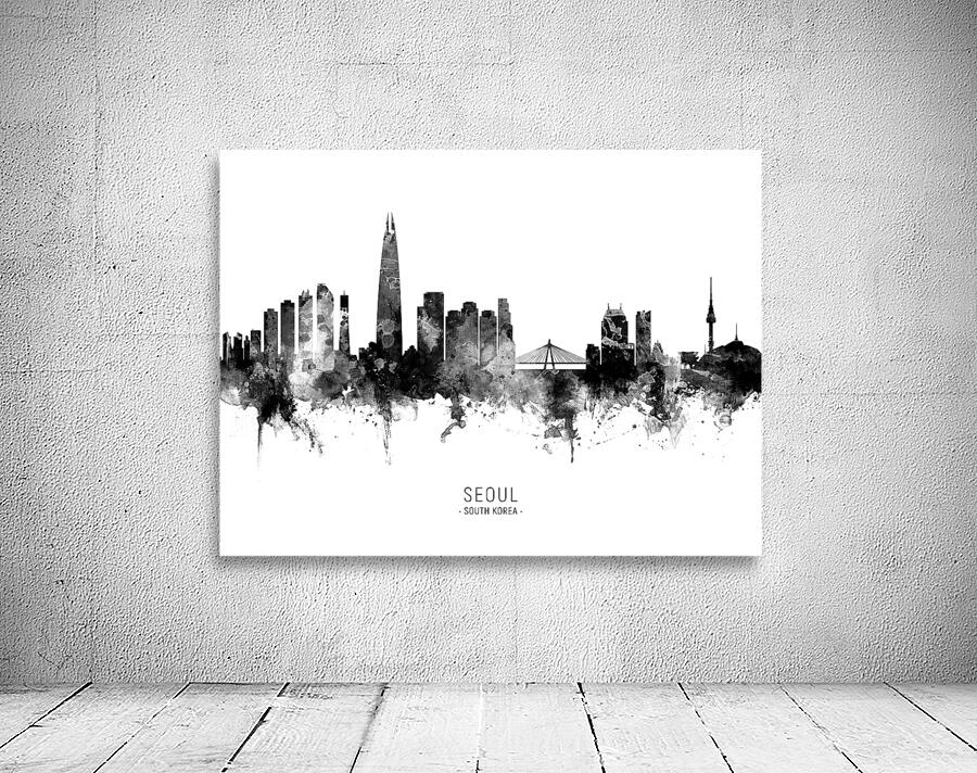 Seoul Skyline South Korea Wall Preview