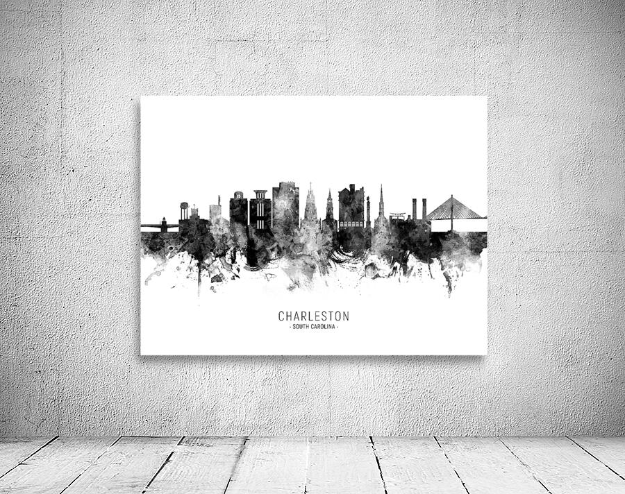 Charleston South Carolina Skyline Wall Preview