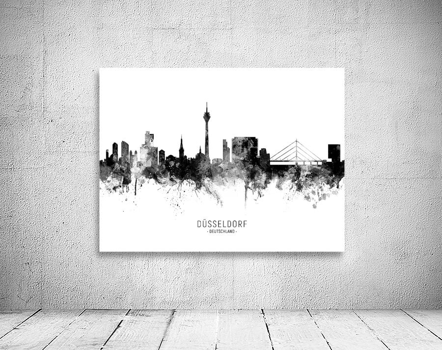 Dusseldorf Germany Skyline Wall Preview