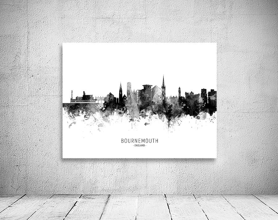 Bournemouth England Skyline Wall Preview