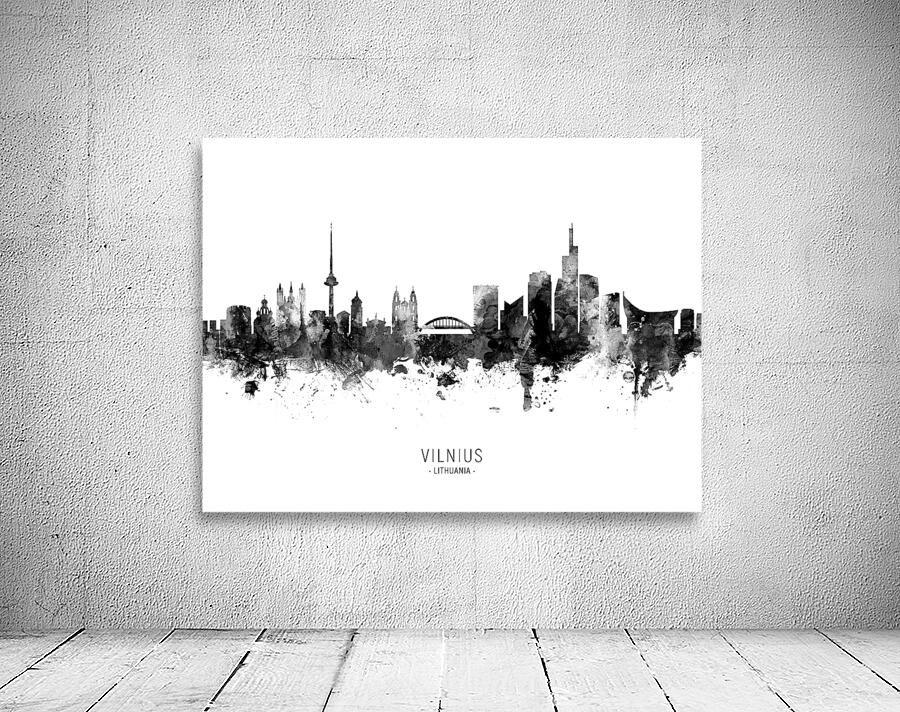 Vilnius Lithuania Skyline Wall Preview