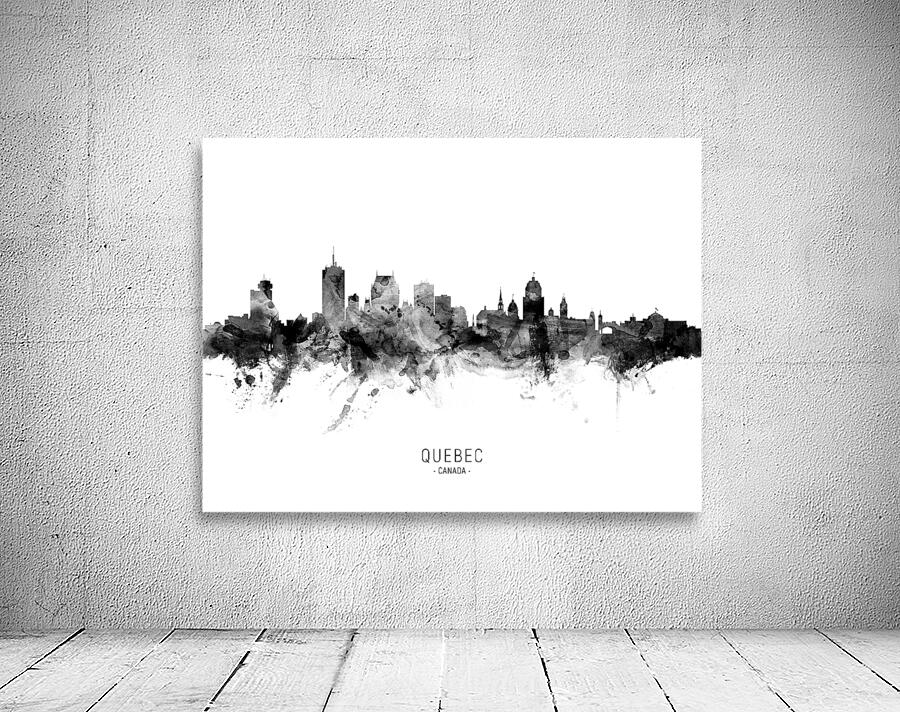 Quebec Canada Skyline Wall Preview