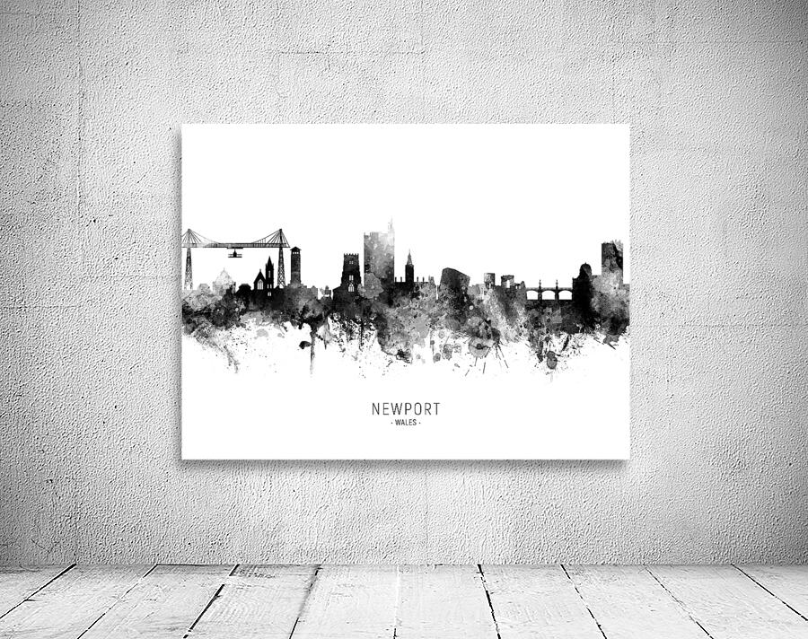 Newport Wales Skyline Wall Preview