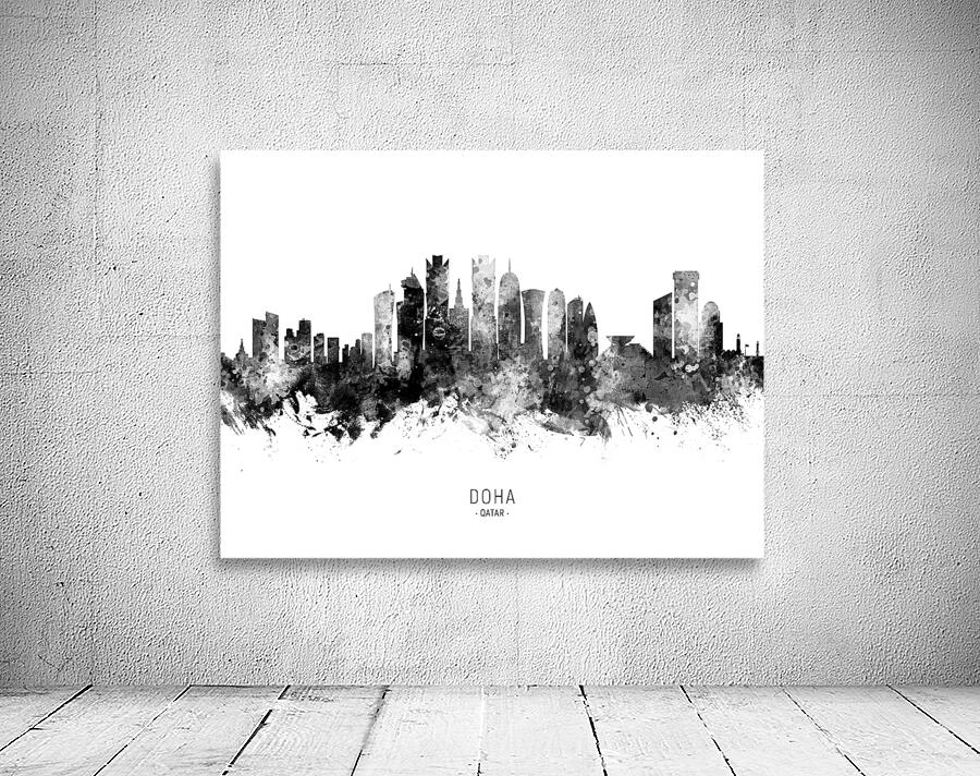 Doha Qatar Skyline Wall Preview