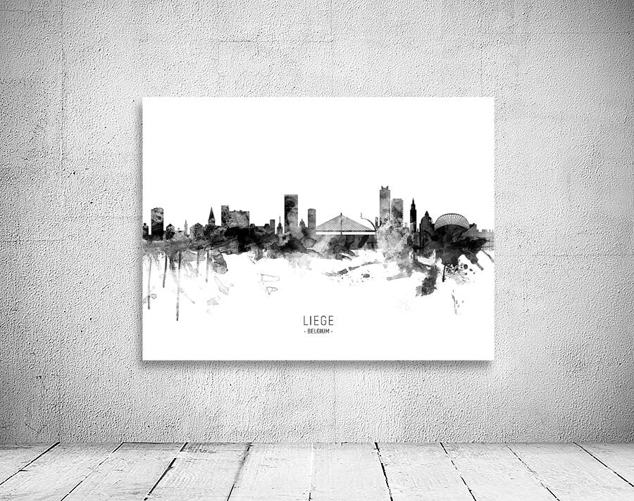 Liege Belgium Skyline Wall Preview