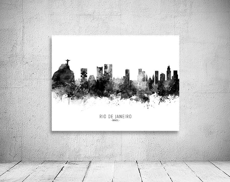 Rio de Janeiro Brazil Skyline Wall Preview