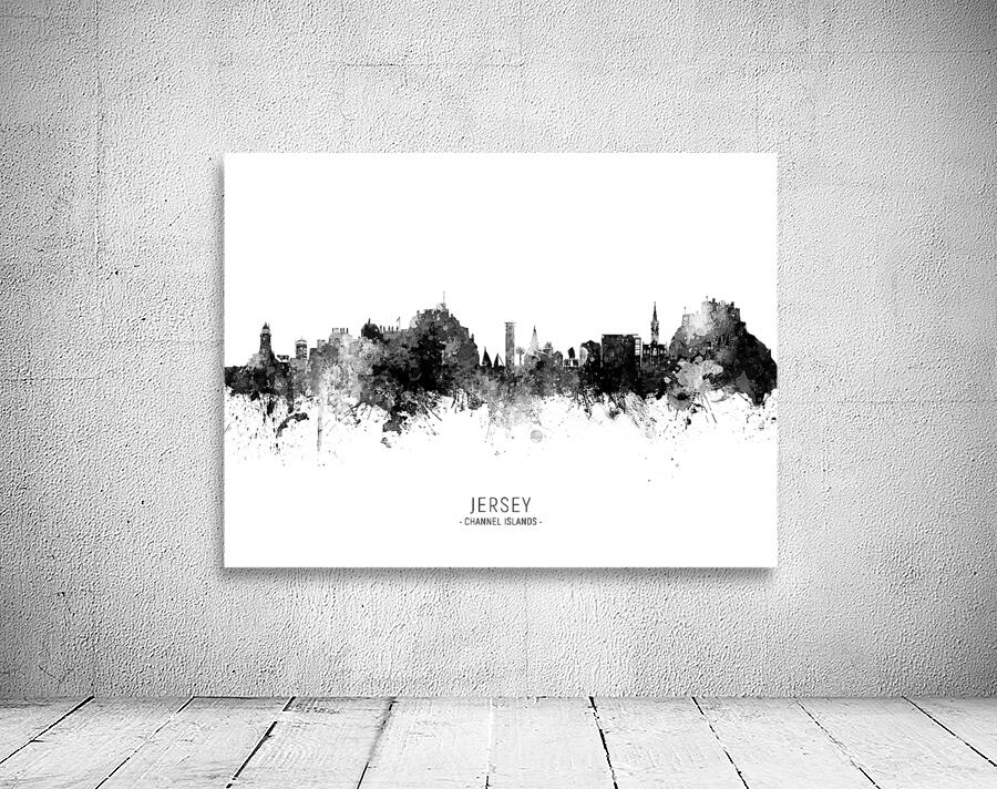 Jersey Channel Islands Skyline Wall Preview