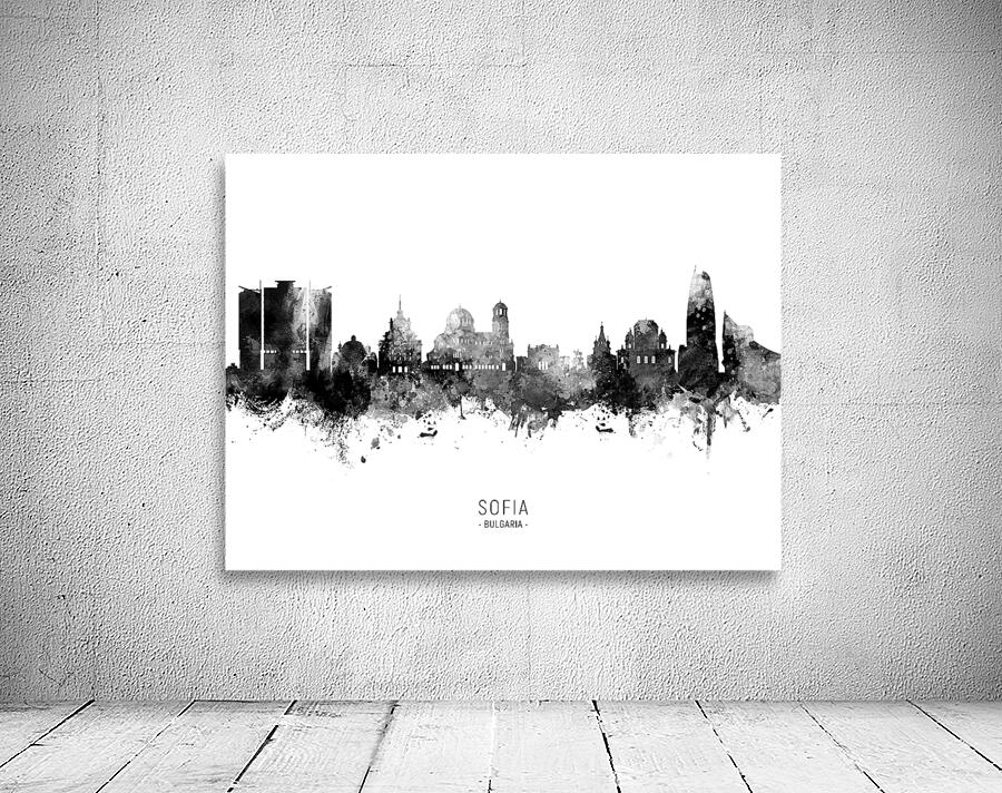 Sofia Bulgaria Skyline Wall Preview