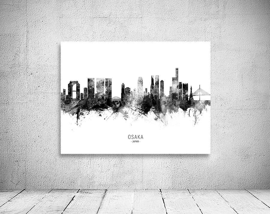 Osaka Japan Skyline Wall Preview