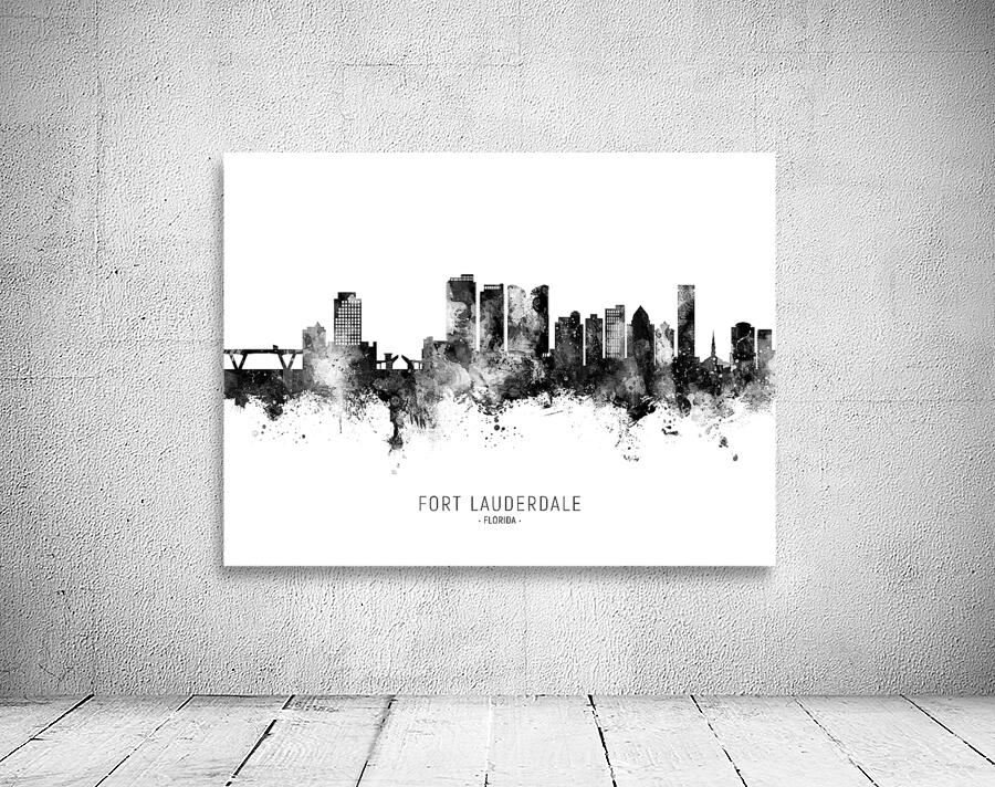 Fort Lauderdale Florida Skyline Wall Preview