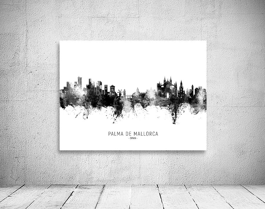 Palma de Mallorca Spain Skyline Wall Preview