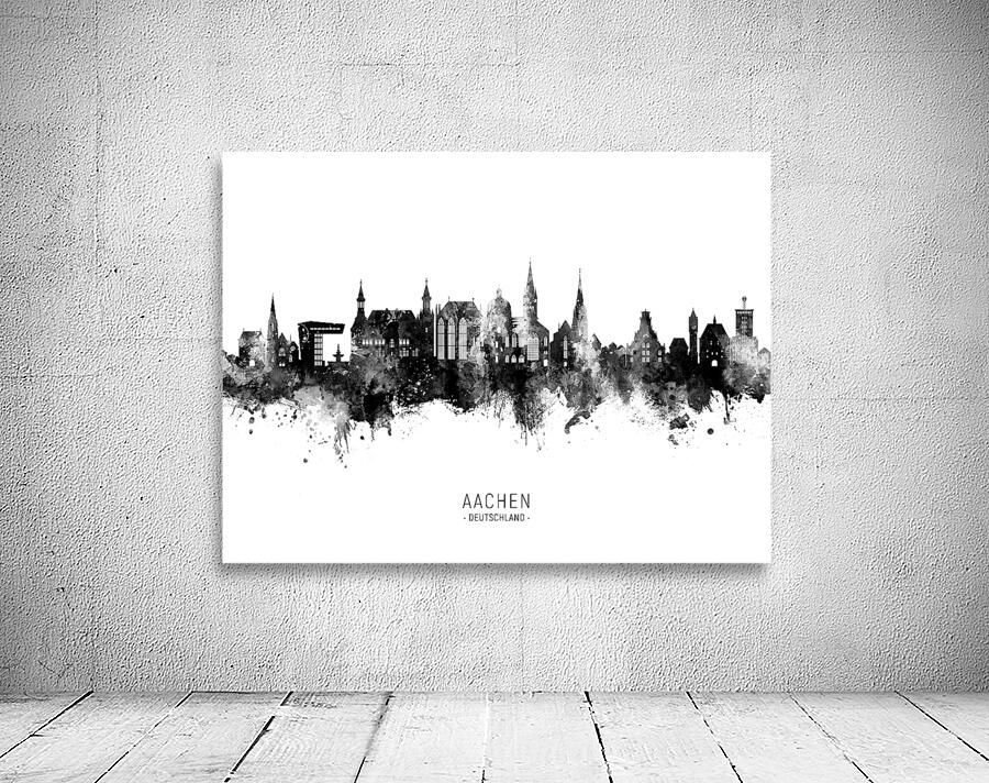 Aachen Germany Skyline Wall Preview