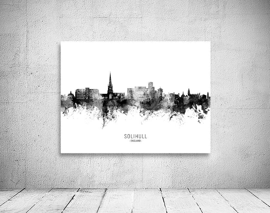 Solihull England Skyline Wall Preview