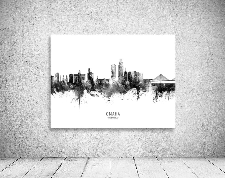 Omaha Nebraska Skyline Wall Preview