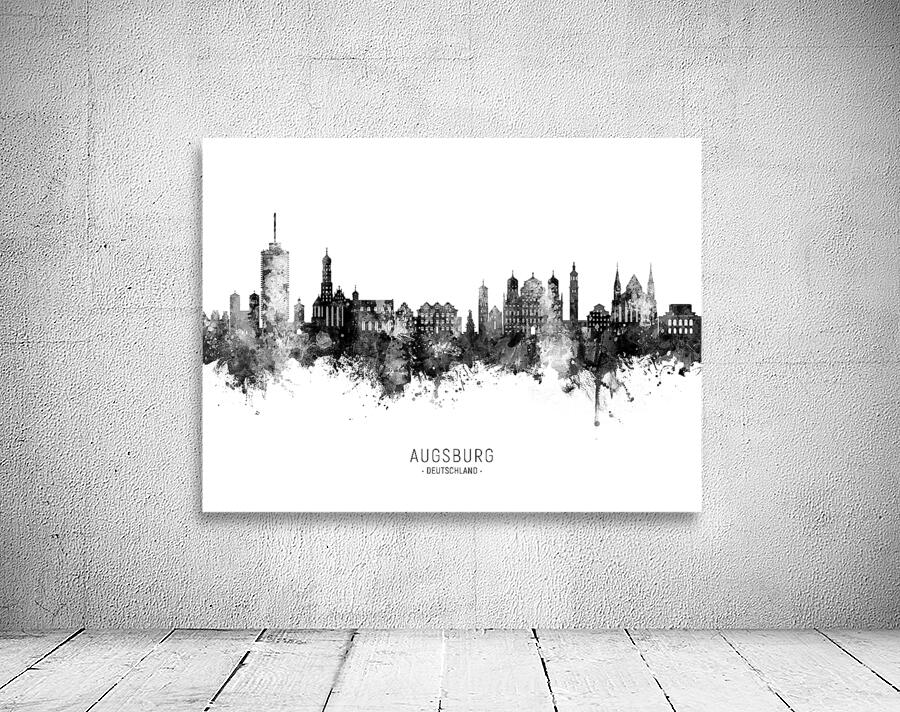 Augsburg Germany Skyline Wall Preview