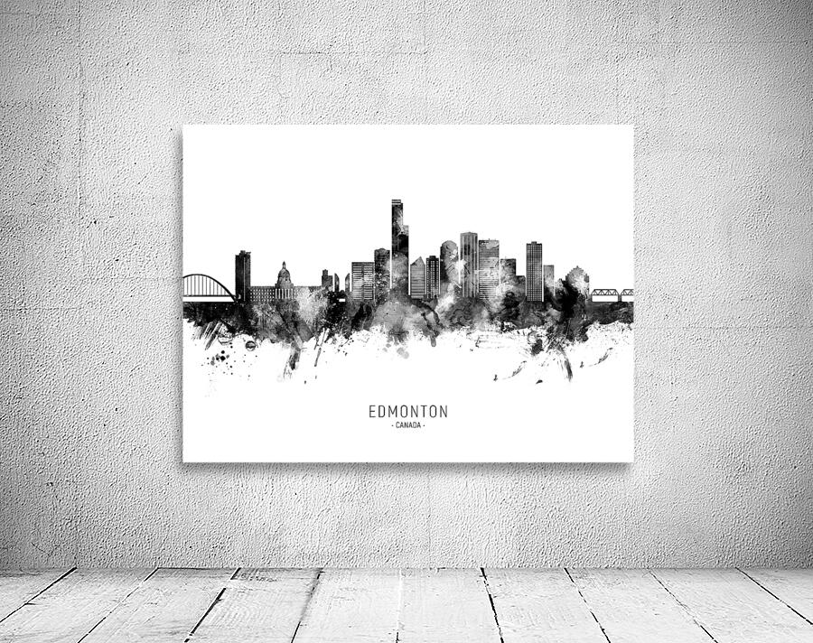 Edmonton Canada Skyline Wall Preview