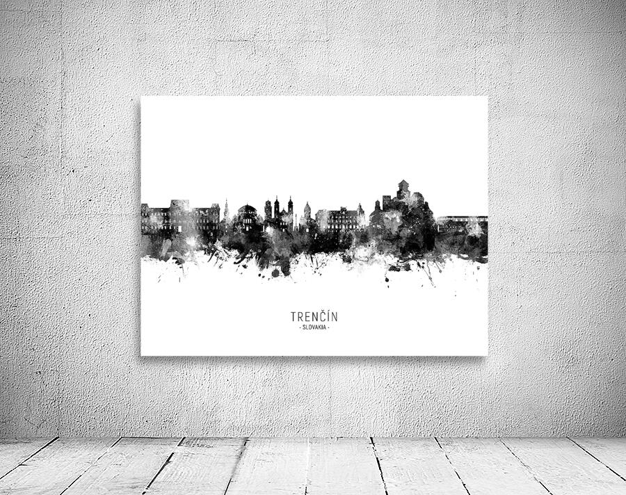 Trencin Slovakia Skyline Wall Preview